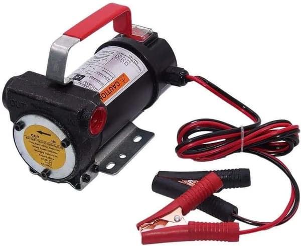 Dieselpumpe, Høj Flow Rate, Selvprimende Design,sort, EU, 12V
