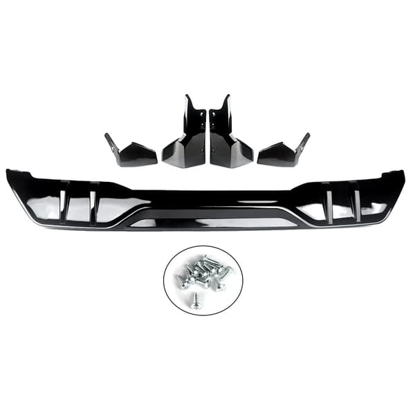 Bageste kofanger diffuser, glans sort trim, M Performance stil,glans sort