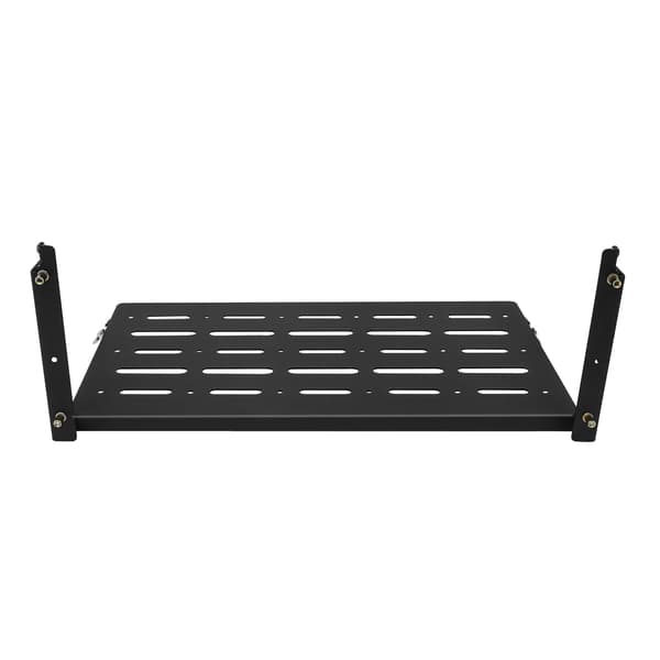 Fällbart bakluckebord, tungt lastkapacitet, kompakt design,svart