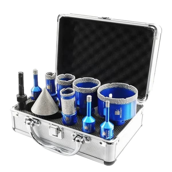 Diamantbor Kit, M14 Tråd, Flere Størrelser,10stk Sæt