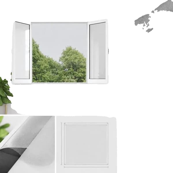 Insektskyddsnät, Aluminium Material, Mångsidig Användning,Silver