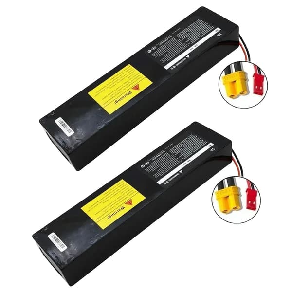 Litiumbatteripaket, 100Ah kapacitet, inbyggd BMS,XT30-JST-2st