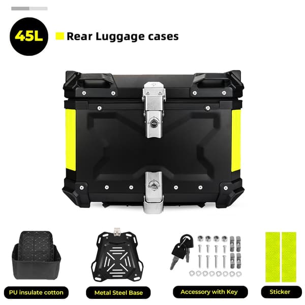 Bagagerum, Låsbart, Vandtæt Design,45L X Sort