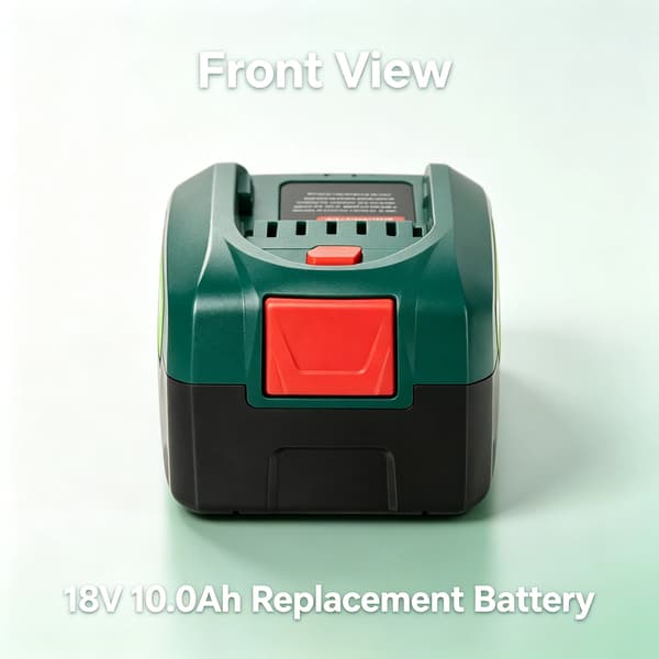 Uppladdningsbart Batteripaket, 10000mAh Kapacitet, 18V Spänning,2st-10.0AH