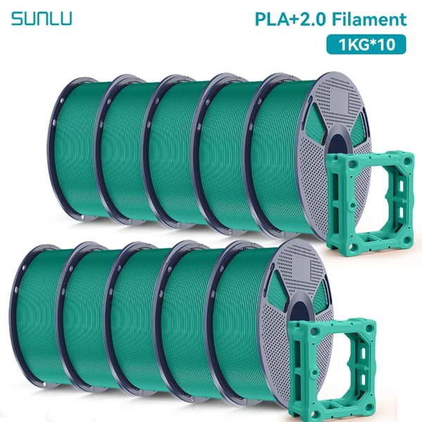 3D-printer filament, robust og fleksibel, højhastighedsprint,PLAplus 2.0 G-Grøn