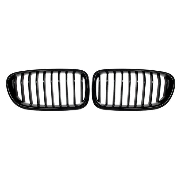 Frontbumpergrill, Racing Design, Direkte Erstatning,Glans Sort