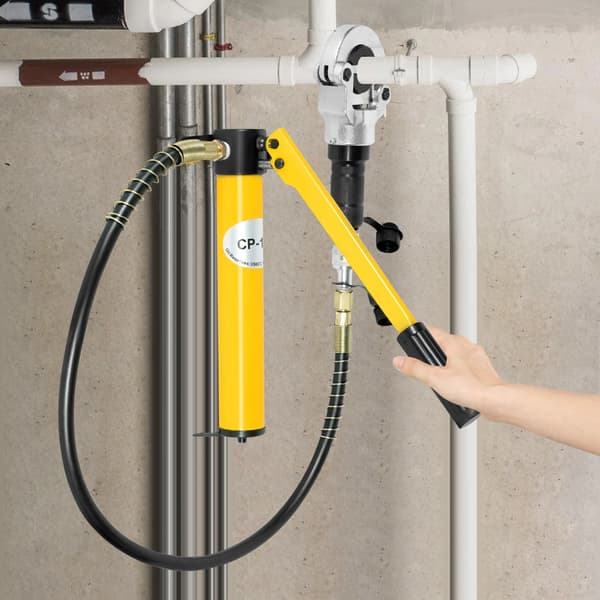 Hydraulisk Kramptång, 6 Ton Kompression, Manuell Drift,GUL