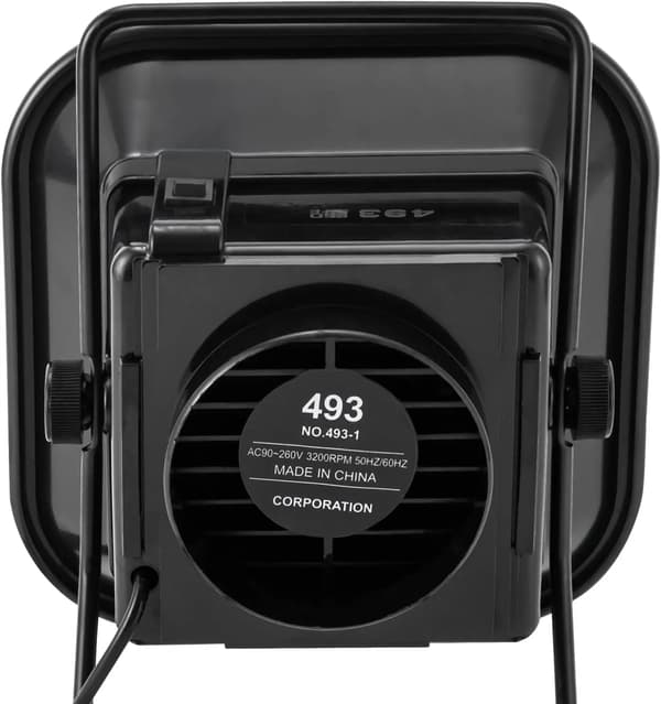 Lodde røg absorber, justerbar vinkel, kompakt design,sort, 220V