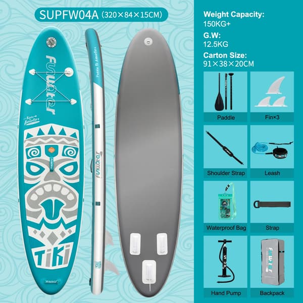 Stand Up Paddle Board, PVC Material, Non-slip Overflade,SUPFW04A