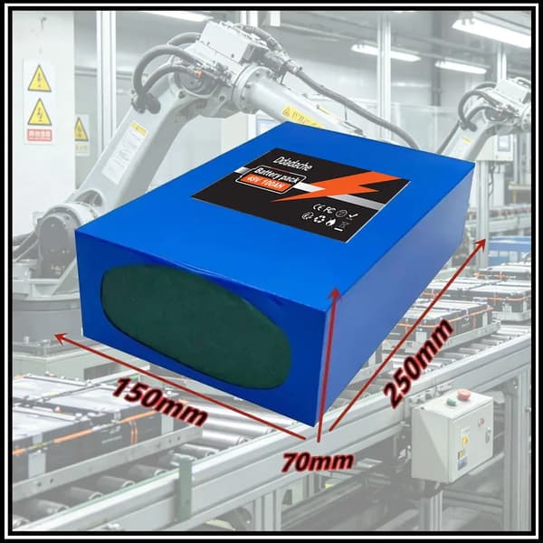 Litiumbatteripack, 100Ah kapacitet, inbyggd BMS,XT60-XT30-laddare
