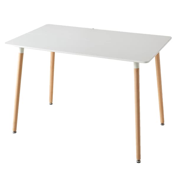 Spisebord, Minimalistisk Moderne Design, Pladser Op Til 6,Hvid