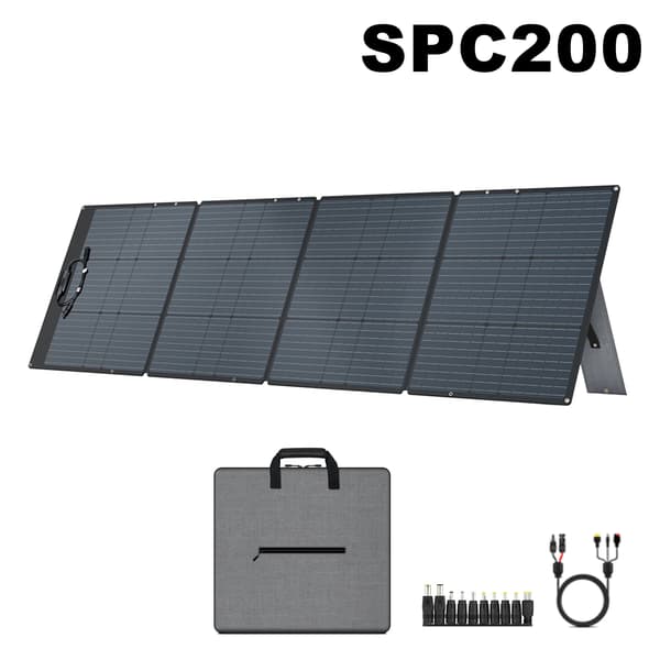 Solpanel, Høj Konverteringseffektivitet, Bærbart Design,SPC200 200W