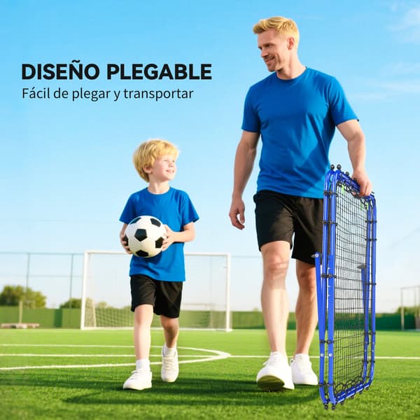 Rebound Net, Justerbare vinkler, Holdbart design,Blå
