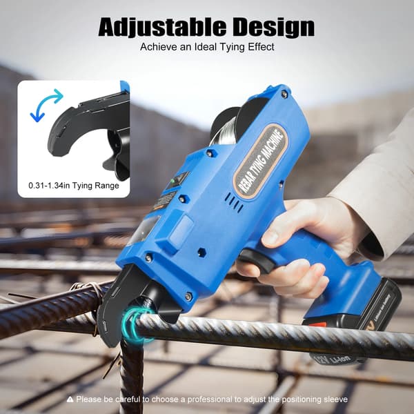Armeringsjärnsbindare, Automatisk Drift, Bärbar Design,Blå