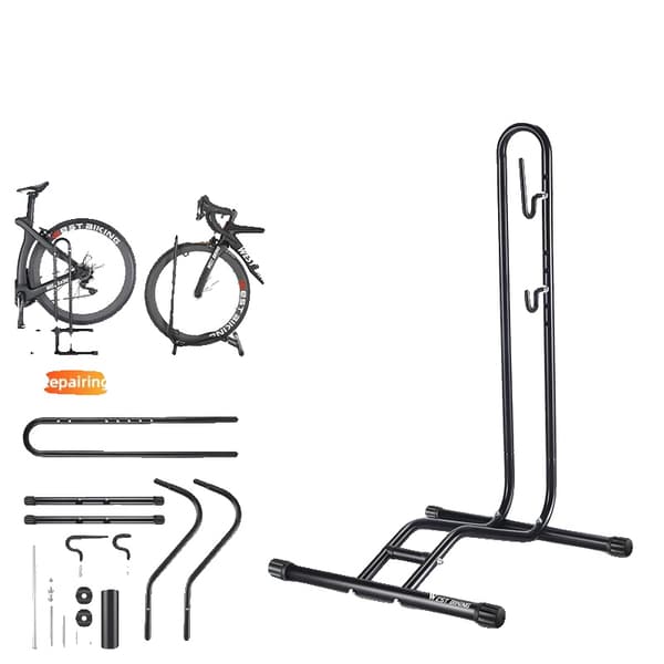 Cykelstativ, Vertikalt Design, Nem Installation,2 I 1