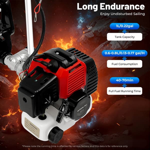 Utombordsmotor, 2,3 hk, 52cc motor,2.3HP