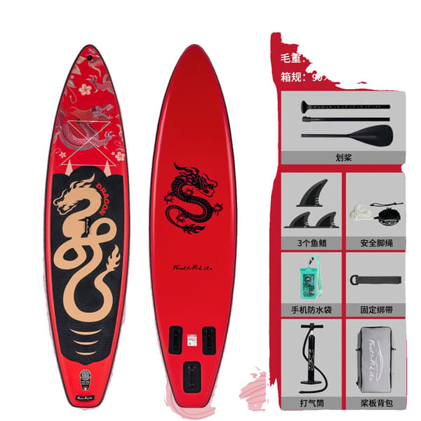 Oppustelig Stand Up Paddle Board, Holdbart PVC, Komplet Tilbehørssæt,SUPFR17S
