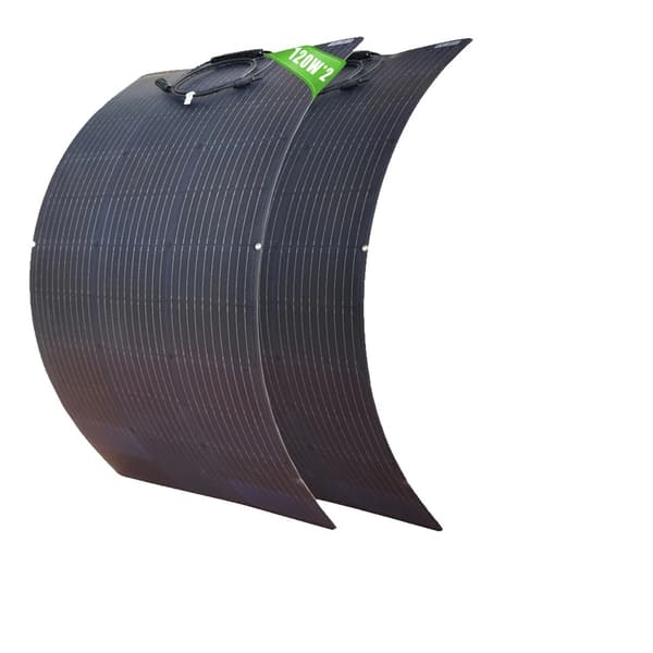 Solpanel, Fleksibelt Design, Høj Effektivitet,2PCS  120W