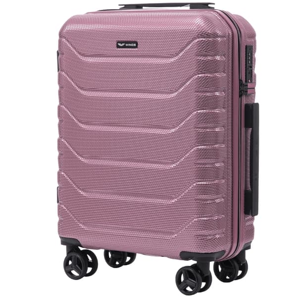 Kabineskuffe, Polycarbonatmateriale, 360° Drejende Hjul,Pink
