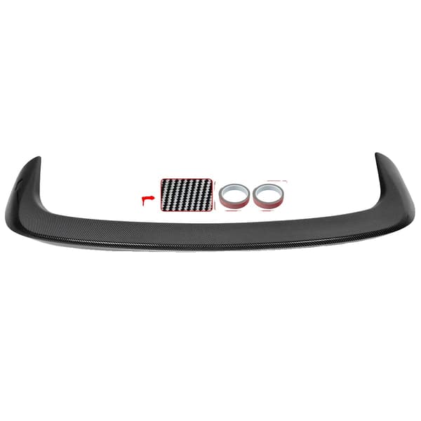Spoilervinge, Nem Installation, Holdbart ABS Materiale,Kulfiberlook