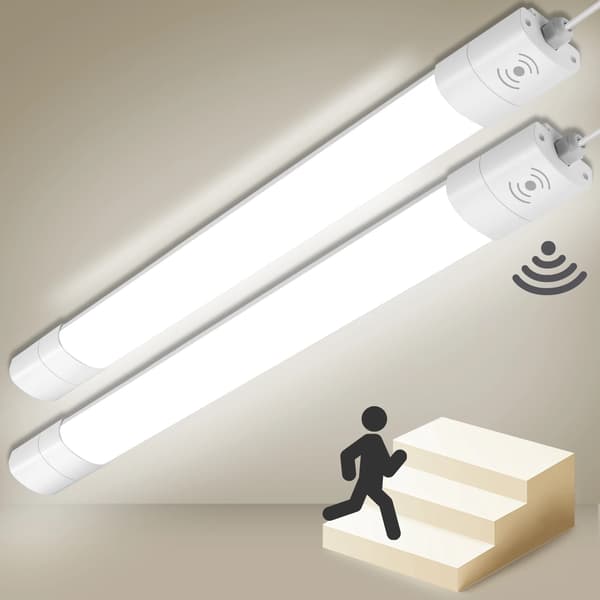 LED Våd Rums Lys, Bevægelsessensor, Sammenkoblingsdesign,2PCS, Ja-a