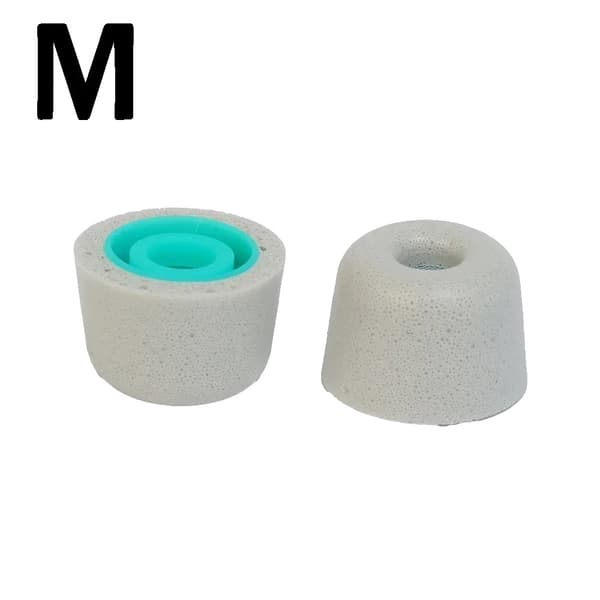 Öronkuddar, Mjuk Minnesskum, Antigliddesign,3Par(6PCS)-d, Grå M
