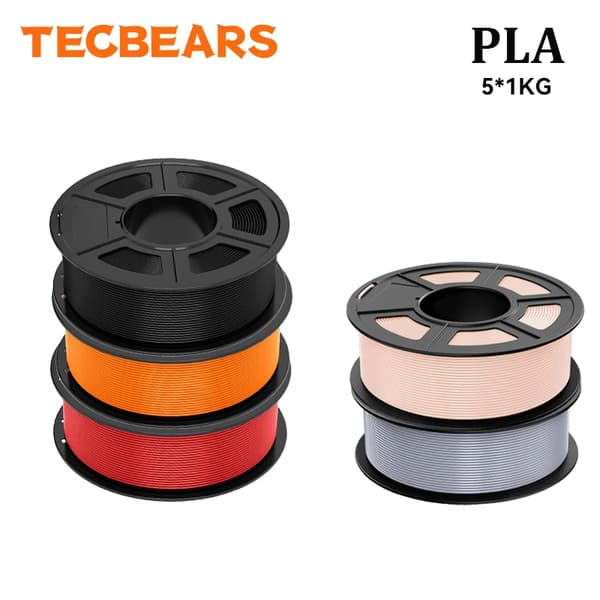 3D-printer filament, miljøvenlig PLA, livlige farver,PLA 5MIX03