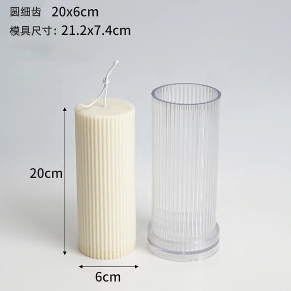 Stearinlysform, Holdbart Plastik, Brugervenligt Design,83000491