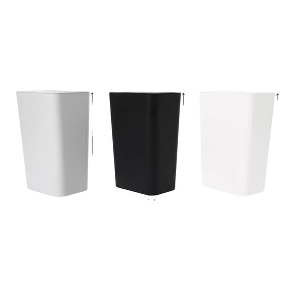 Sopkorg, Hållbar PP-plast, Set om 3,MULTI