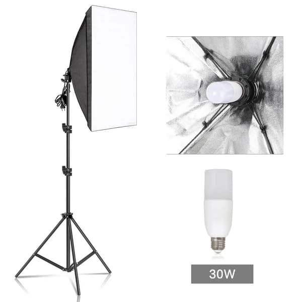 Boomarm, Justerbar Längd, Stöder Fotoljus,Ny 30W glödlampa
