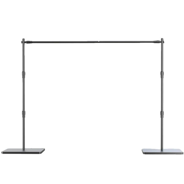 Baggrundsstativ, Heavy Duty Konstruktion, Justerbar Højde,2.4X3M