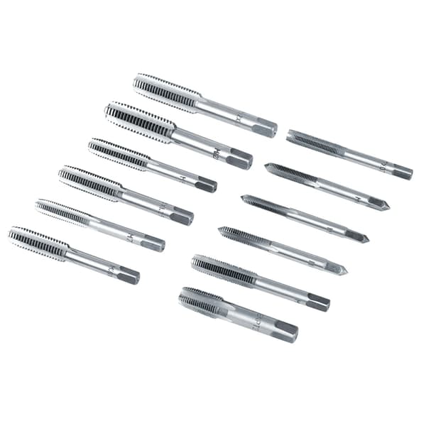 Tap & Die Sæt, 40 Stk, Heavy Duty Legeret Stål,sort