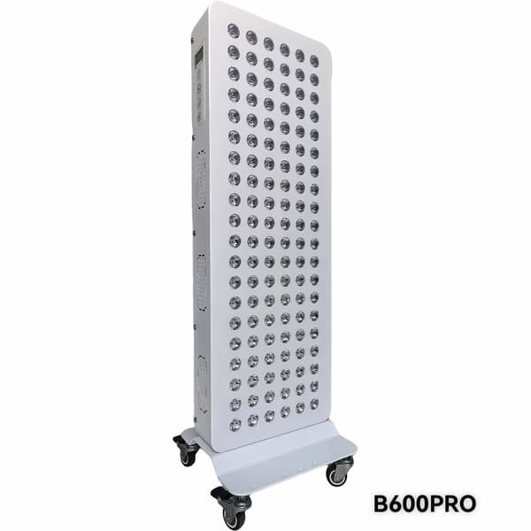 Rødt Lys Terapi Lampe, Infrarød Behandling, Justerbar Højde,600