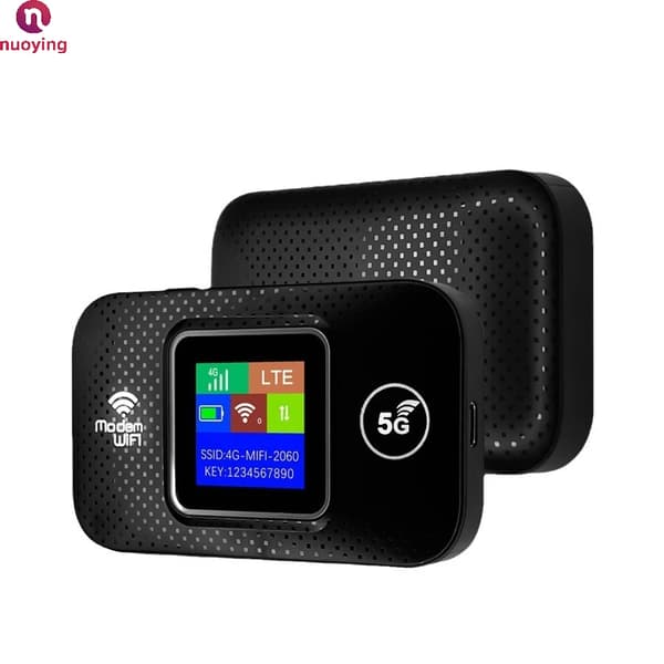 Mobil WiFi-router, 4G/5G-support, bærbart design,380 M9S Sort EU
