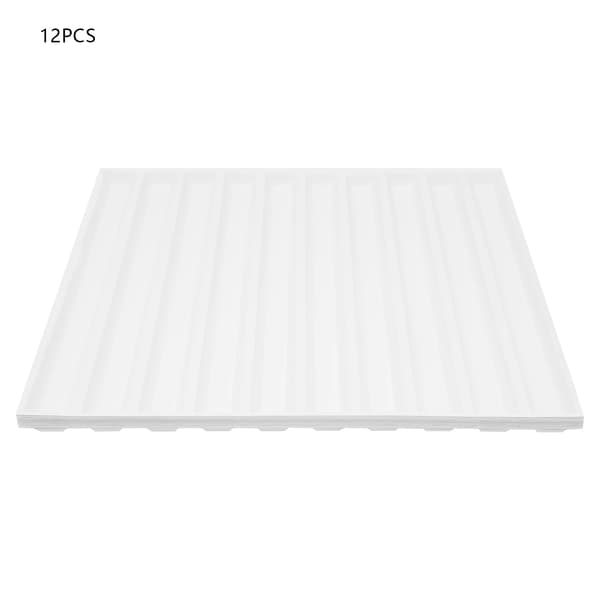 3D Väggpaneler, PVC-material, Unik Vertikal Randdesign,VIT
