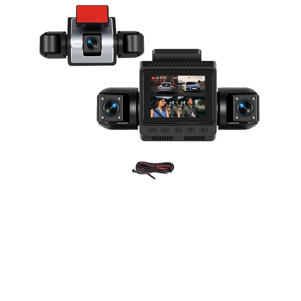 Dash Cam, 4 Linser, Nattesyn,Bil Dash Cam