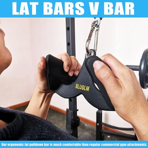 Lat Pulldown Bar, Ergonomisk Multi-Grepp, Hållbar Stål Konstruktion,BAR MED GÅVA