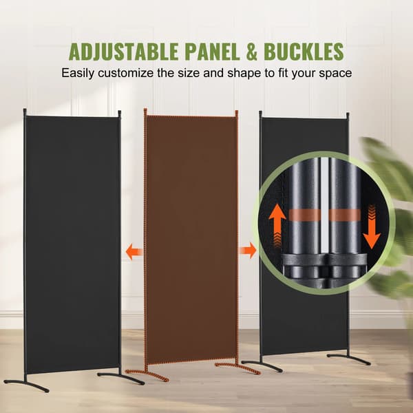 Rummdivider, Privatlivsbeskyttelse, Fleksibel Design,Fire Panel Hvid