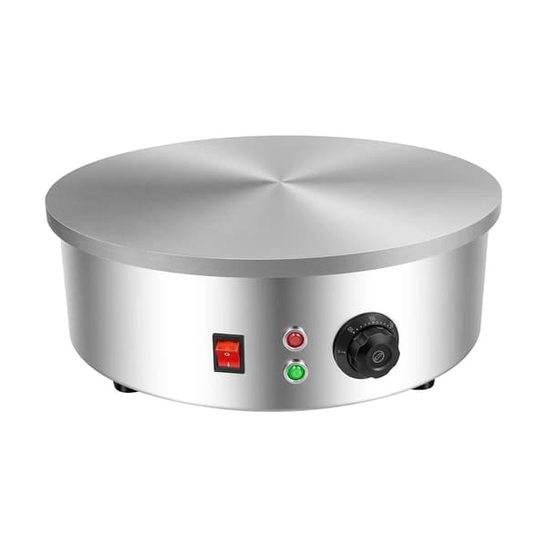 Crepe Maker, 3000W Effekt, Bordsmontering, Silver, EU