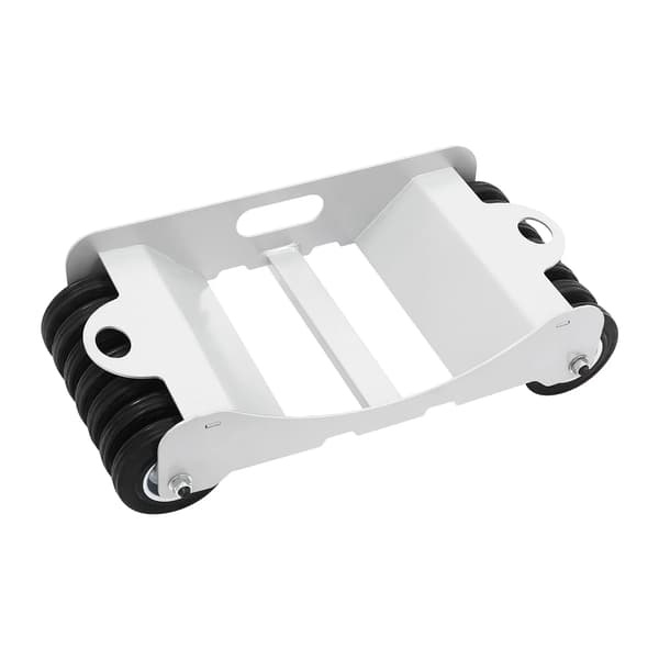 Däckvagn, 2041 kg lastkapacitet, 14 hjul,Silver