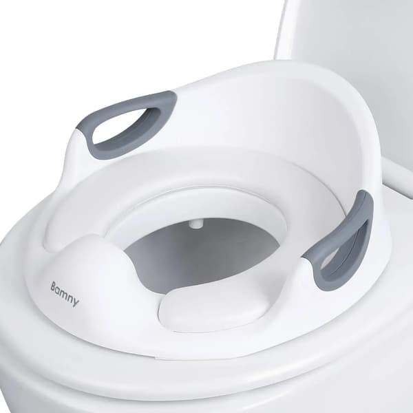 Toilettræner, Ergonomisk Design, Sikker Pasform,HVID