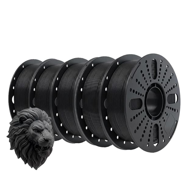 3D-printer filament, PETG-material, 1,75 mm diameter,PETG-5BK