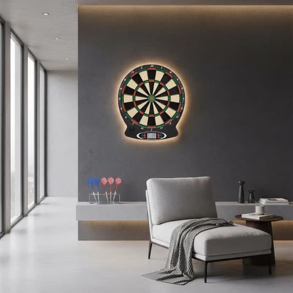 Dartskive Sæt, Elektronisk Scoring, Vægmonterbart Design,MULTI