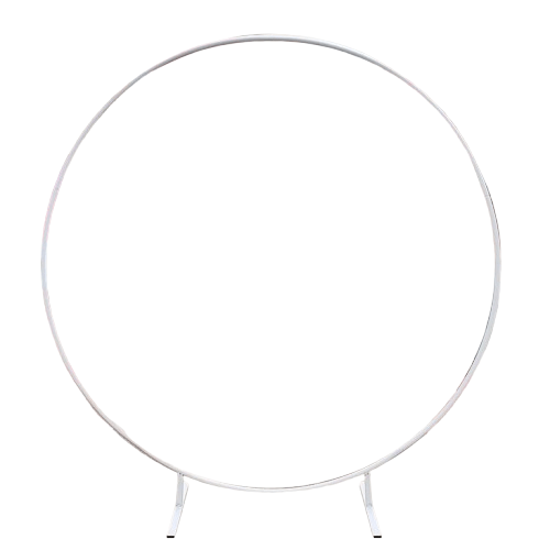 Bröllopsbåge, kraftig design, enkel verktygsfri montering,Vit, 2m/6.6ft-a