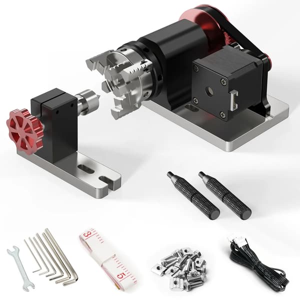 CNC Rotationsmodul Kit, Precisionsteknik, Mångsidiga Tillämpningar,4:e roterande rullen