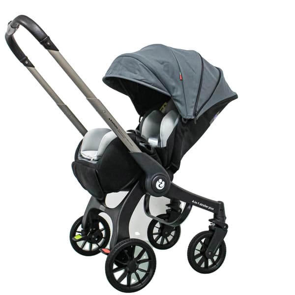 Babyvogn, Multifunktionel, Sammenklappelig,Grå