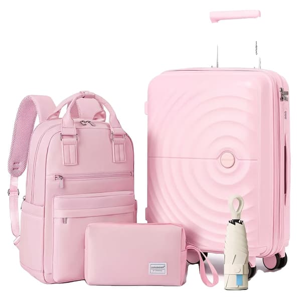 Rejseorganisator Sæt, Kompakt Design, Holdbare Materialer,Pink