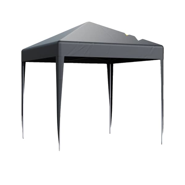 Gazebo-teltta, vedenpitävä katos, helppo pystyttää,2x2m Harmaa