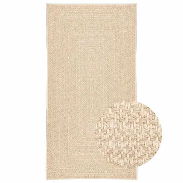 Dekorativ Gangmåtte, Boho Stil, Plastmateriale,Beige