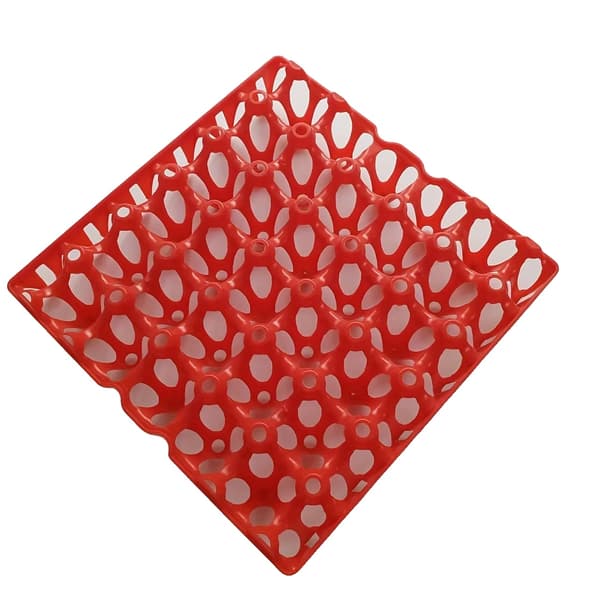 Äggkartonger, stapelbar design, rymmer 30 ägg,Röd